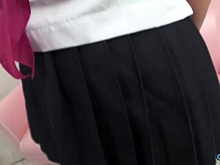 She finished her duties and came to get fucked