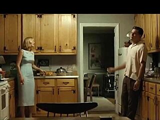 Kate and Leo heat up the kitchen in Revolutionary Road scene
