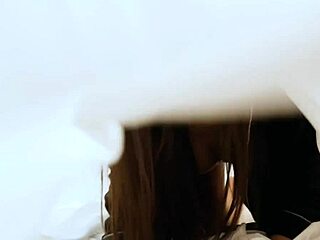 Tiny young milf rides hard in homemade sex tape