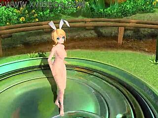Kagamine rin popipo project diva full nude mod scene