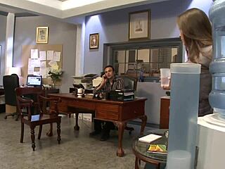 rachel roxxx uhmm uses her big tits n wet pussy to please boss man happy now