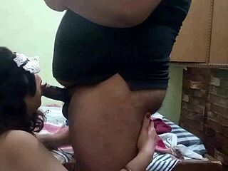 indian bhabhi teaches her young lover blowjob skills in steamy sex lesson