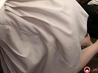 shiori moriya toys her trimmed pussy on sofa uncensored