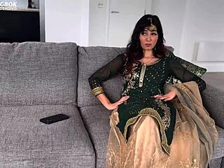 Aaliyah yasin sucks her step-bros cock during eid