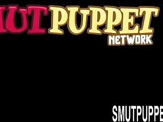 Smut Puppet Face Fucks A Cock Hungry Slut