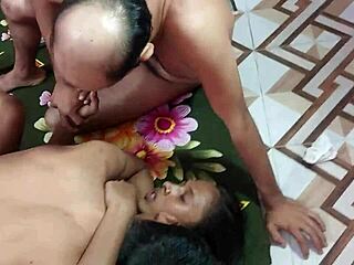 hanif popy khatun and manik mia in bengali threesome sex