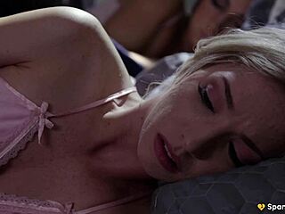 Blonde college babe loses her virginity to monster cocked dilf