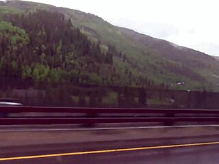 bbw big titty car masturbation in rain
