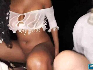 Scarlet taylor and busty ebony juliana share dicks