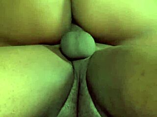 ebony cowgirl rides then gets doggy creampie in full video