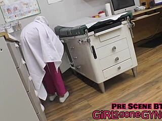 The Perverted Podiatrist Giggles While Tickling Nurse Toes