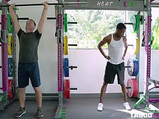Cory Chase Cheating For Black Cock In Gym With Bbc