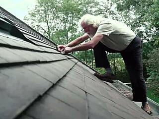 old man plays a sex game with young girl for stunning sex