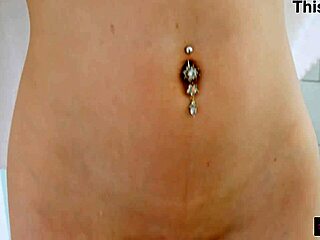 big tit spinner freshens up her fuck hole for fat dick