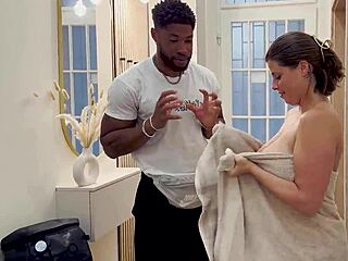 curvy milf lady lyne takes bbc with squirting creampie