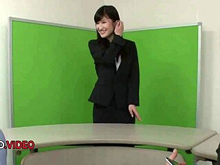 japanese office girl saki kobashi joins rough threesomes at work