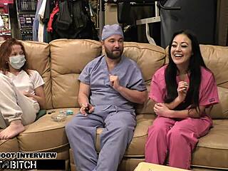 Nurse blaire gets mouth blasted