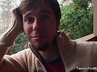 Horny twinks suck and fuck hard