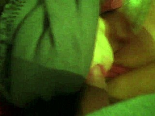 belle mere sucks while blindfolded