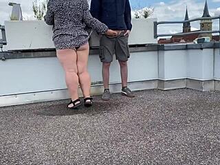 my dirty hobby peeing with my mother-in-law outdoors