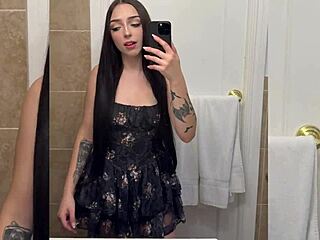 Goth and nerdy step siblings share a dirty tale