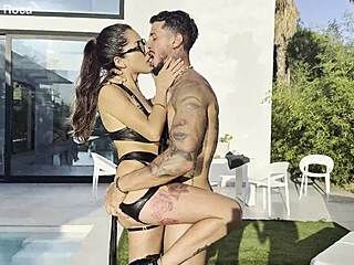Action domina enjoys outdoor rough sex