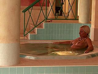 submissive morgan moon public bath