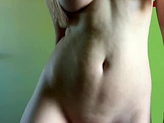 hot petite girl touches herself on camera