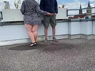 my dirty hobby peeing with my mother-in-law outdoors