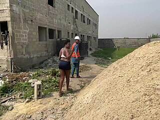 at the construction site i took a cheap slut and fucked her