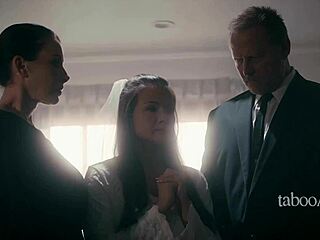 First wife locks eyes while training the new bride