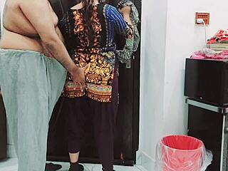maid gets her fantasy fulfilled during daily household tasks