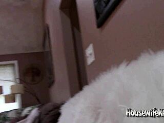 hot blonde wife takes a deep creampie
