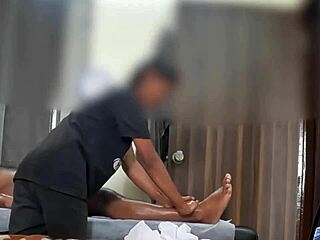 Handjob in Thai spa with Asian masseuse