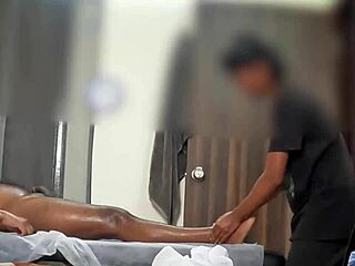 Handjob in Thai spa with Asian masseuse
