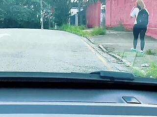 student gets anal in car with teacher