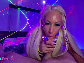 platinum braided pamela worships brian omallys cock on her knees 😈