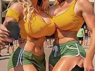 Realistic beautiful brazilian futanari girls fuck guys hard with their giant cocks ai-generated