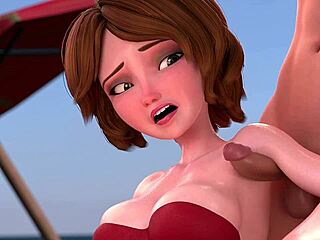 aunt cass armpit scene in cartoon