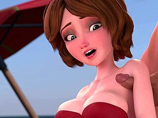 aunt cass armpit scene in cartoon