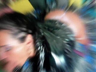 Glossy Steve Madden Downjacket Pov Loud Jacket Sounds Missionary Cum Play And Orgasm
