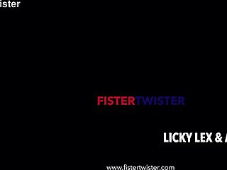 frantic fist fucking for busty blonde in fistertwister scene