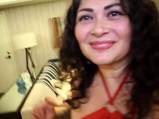 Latina hot wife cant get enough of step sons friend
