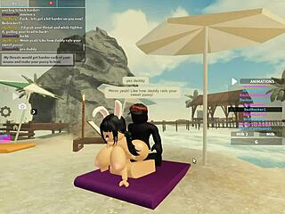 roblox porn with big black cock and anal