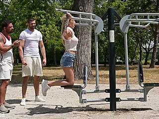 confident cutie ria sunn invites shy guys for dp