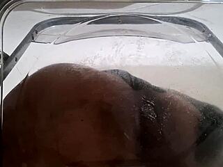 Pov Dirty Talk Fat Ass Femboy Raven Facesitting And Anal Creampie After Riding Dildo Through Transparent Chair