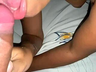 NAUGHTY WIFE COULDNT RESIST HUSBANDS FRIEND VISIT
