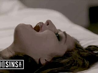 pervy clients rough sex with android slut ends in a messy facial