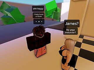 pawg babe gets filled by yoga instructor roblox