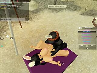 roblox porn with big black cock and anal
